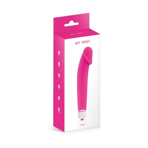  silikonski realističan vibrator | my first dinky pink Cene