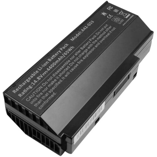 AVIZAR Nadomestna baterija za prenosnik Asus G53 / G73 Li-ion 14,8V 4400mAh 65Wh, Črna, (5000192547) Slike