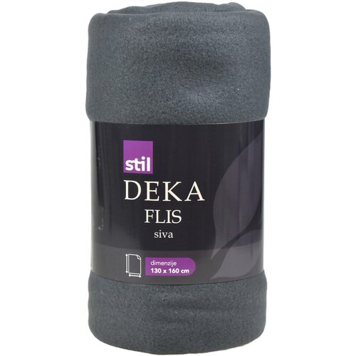  Deka flis 130 x 160 cm siva Cene