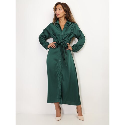 La Modeuse Dolge obleke 68573_P159917 Zelena Slike