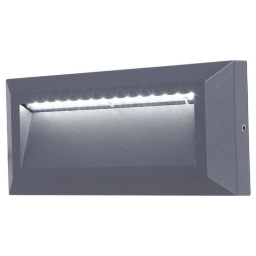 LUTEC LED zunanja stenska svetilka Lutec Helena (10,5 W, 32 x 22,3 x 10,1 cm, 400 lm, dnevno bela barva, temno siva) Slike