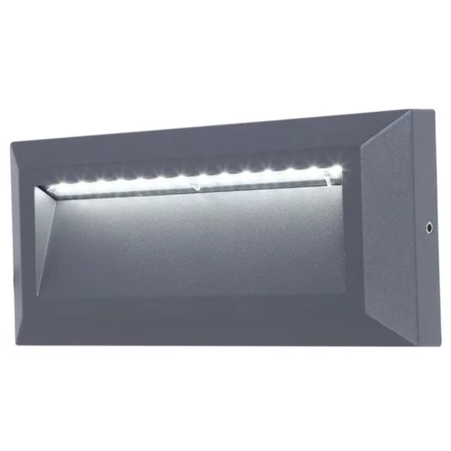 LUTEC Vanjska zidna LED svjetiljka Helena (10,5 W, 230 x 32 x 101 mm, Tamno siva, IP54)