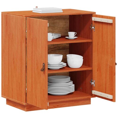  Kreveta Vosak Smeđa 65 5 x 40 x 75 cm Masivna borovina - Vosak smeđa Slike