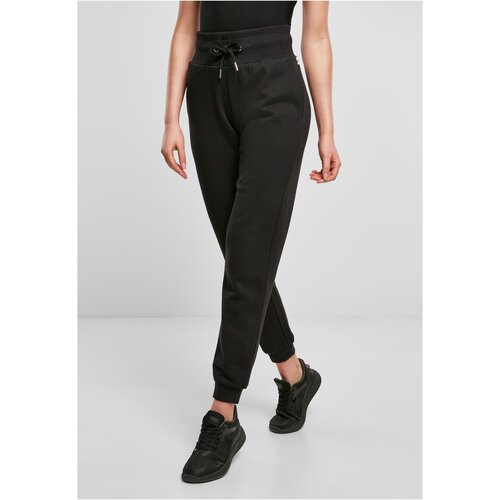 Urban Classics Women&amp;#039;s Organic High Waisted Sweat Pants Black Slike