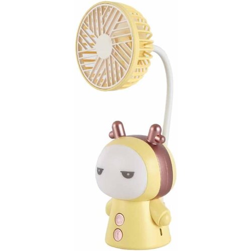 Dardanar risani prenosni ventilator z nočno lučko, zložljiv majhen zložljiv ventilator z baterijskim napajanjem usb, (21198532) Slike