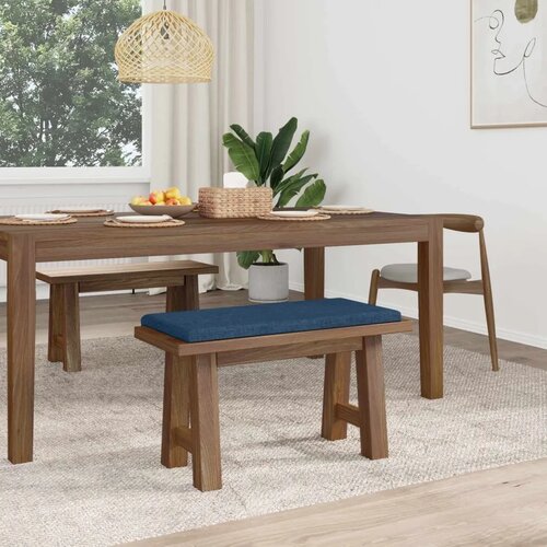  Jastučić za klupu Tkanina Plava Dubina 35 cm - Plava 80 x 38 x 6 5 cm Slike