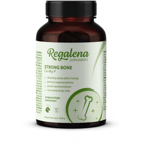 REGALENA suplement za pse strong bone ca-mg-p tablete 60/1 Slike