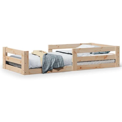VidaXL Okvir kreveta bez madraca 90 x 200 cm od masivne borovine Slike