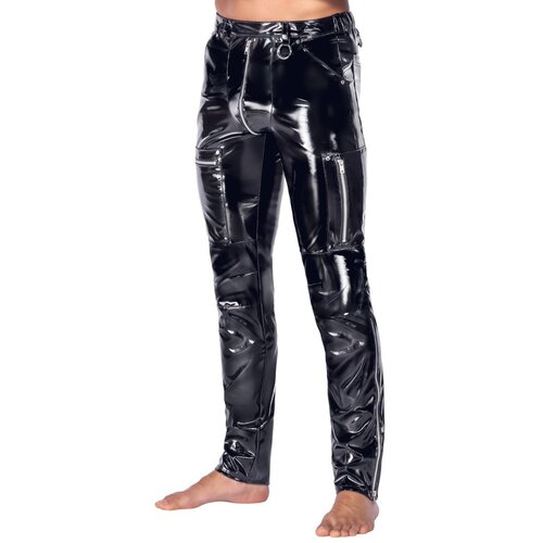 Black Level Tight Vinyl Trousers 2890585 Black S Cene