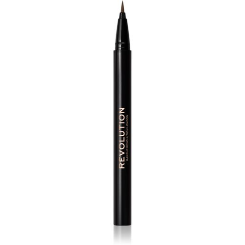Makeup Revolution Hair Stroke Brow Pen tuš za obrve nijansa Medium Brown 0,5 ml Cijene