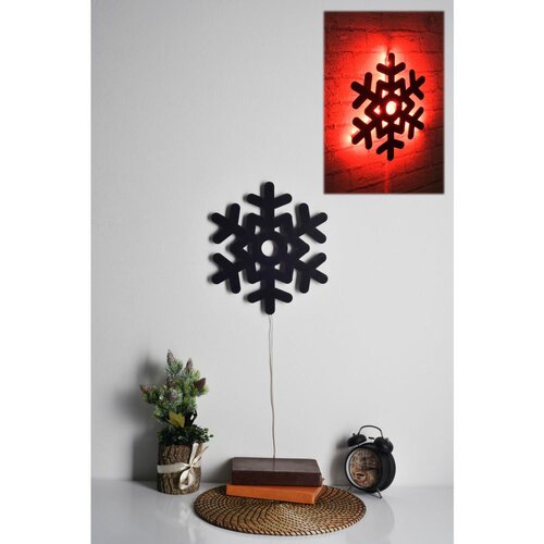 Wallity LED dekoracija Snowflake 2 Red Slike