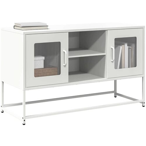 vidaXL TV omarica bela 100,5x39x60,5 cm jeklo Cene