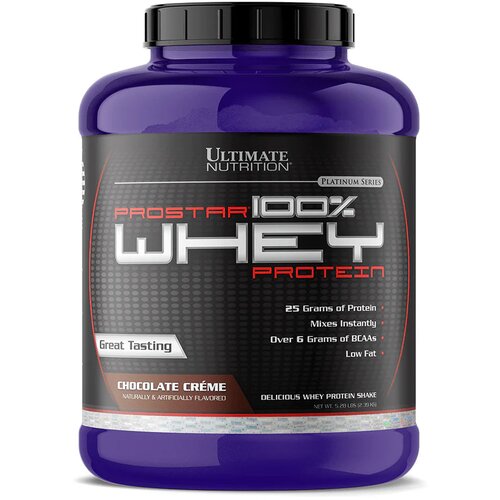 Ultimate Nutrition prostar 100% whey protein - za maksimalan rast mišića - čokoladni krem 2.39kg Cene