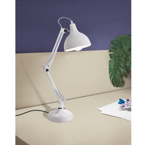 Eglo borgillio stona lampa/1, e27, bela XNM6KEQ Slike