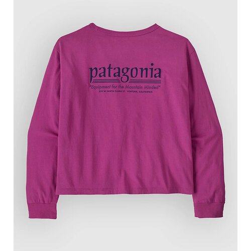 Patagonia L/S Hut Tripper Easy Cut T-shirt amaranth pink Cene