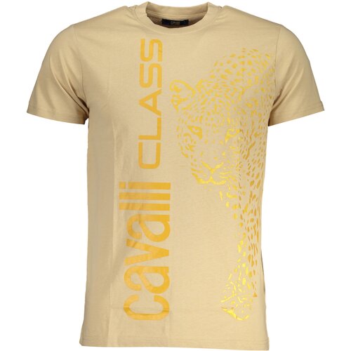 Cavalli Class MEN&#39;S SHORT SLEEVED T-SHIRT BEIGE Cene