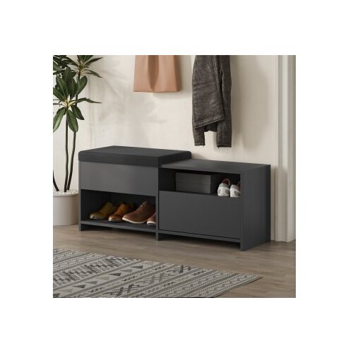 Hanah home Stalak za cipele Filux, 120,3x51x40,5 cm, Antracit Cene