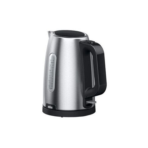 Braun WK 1500 grelnik vode 1,7 l 2200 W Črna, Nerjaveče jeklo Slike