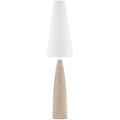 Nova Luce Bela/kremno bela stoječa svetilka (vi&scaron;ina 130 cm) Mizu &ndash; Cene