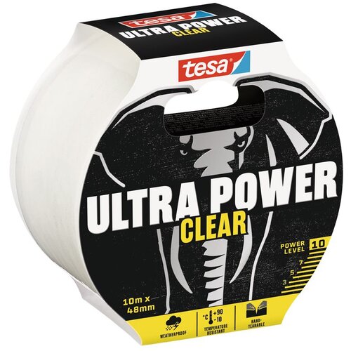 Tesa Ultra Power Ljepljiva traka za popravak (Prozirno, 10 m x 50 mm) Slike