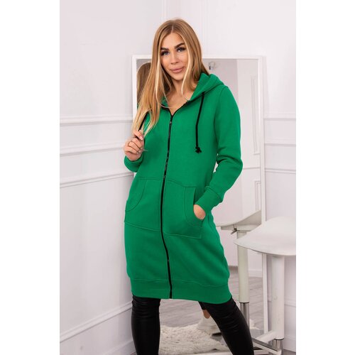 Kesi Long insulated hoodie in green Slike
