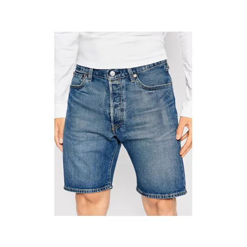 Levi's Jeans kratke hlače 501® Hemmed 36512-0164 Mornarsko modra Regular Fit