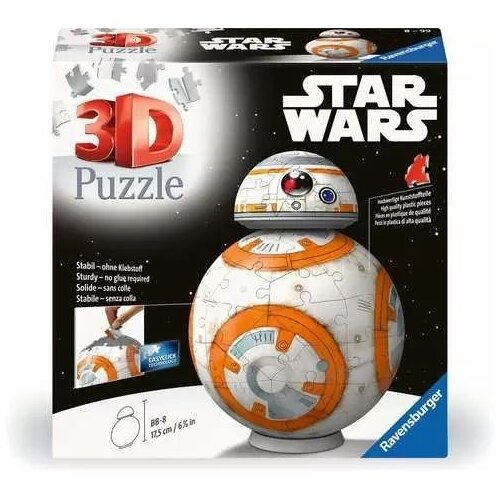 Ravensburger 3D puzzle - Star Wars BB8 - 99 delova Slike