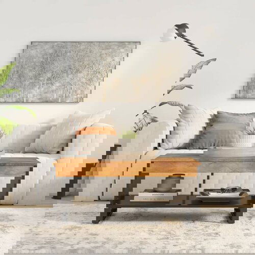 vidaXL Stolić za kavu 90 x 50 x 40 cm od masivnog drva manga Cene