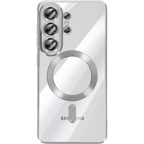 AVIZAR Ovitek za Galaxy S26 Ultra, združljiv z MagSafe, s kromiranim robom, Srebrna, (5000189870) Cene