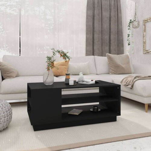  Stolić za kavu crni 102 x 55 x 43 cm od iverice Cijene