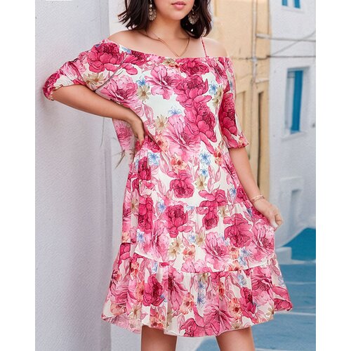 Resti Women's floral oversize midi dress Cene