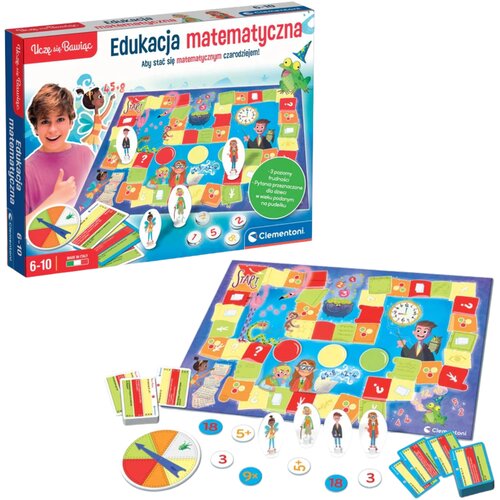 DRU&amp;Scaron;TVENA igra Edukativna matematika Učenje kroz igru ​​Poljski jezik Clementoni 50778 Slike