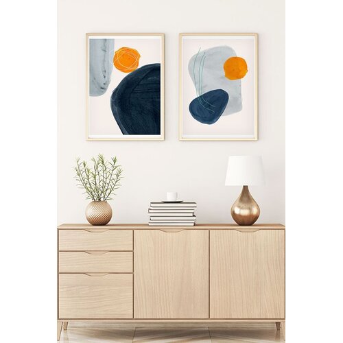 WALLXPERT Uramljena slika Huhu9, 50x70 cm , 2 dijela Cene