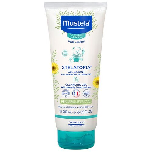 Mustela B&eacute;b&eacute; Stelatopia&reg; cleansing gel čistilni gel za otroke z atopično kožo 200 ml za otroke Cene