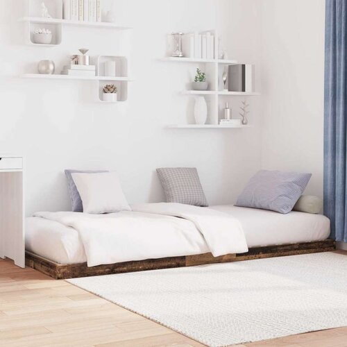  Krevet s daskama Staro drvo 70 x 190 cm Konstruirano drvo Slike