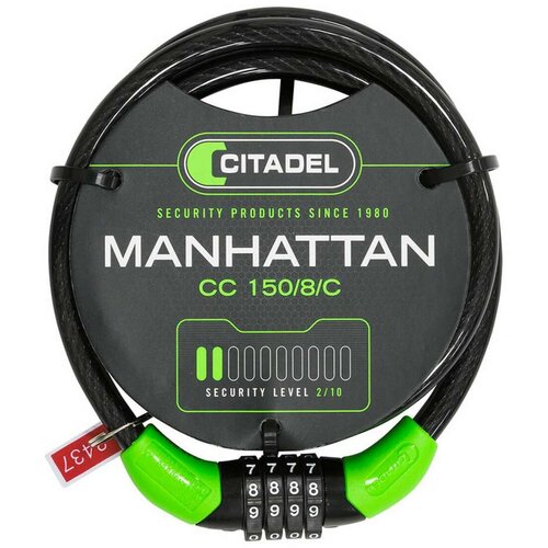 Kabel s lokotom Citadel Manhattan cc 150/8/c kombinacija Crna 150 cm Cijene