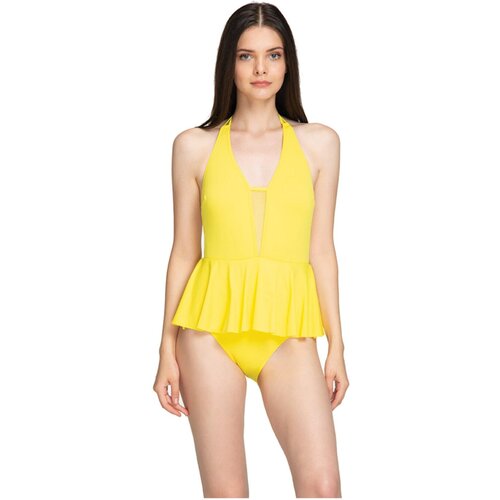 Dagi Yellow Triangle Swimsuit Slike