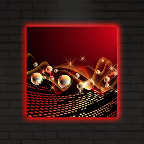 Wallity Zidna slika sa LED osvetljenjem 4040DACT-1, 40x40 cm Cijene