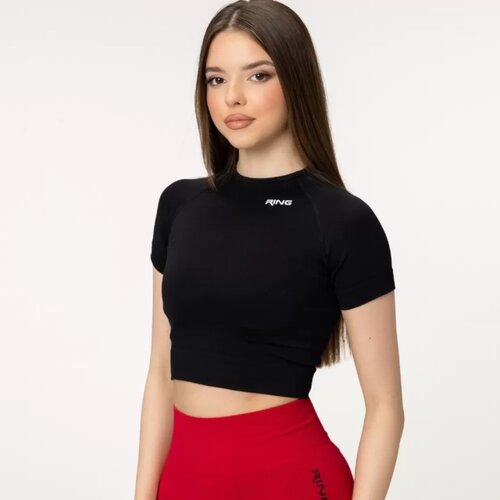 Ring Active Crop Top Jet Black Slike