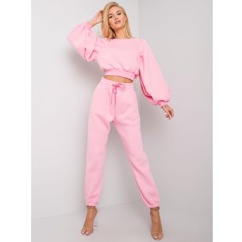 Fashion Hunters RUE PARIS Pink women&amp;#039;s sweatshirt Slike