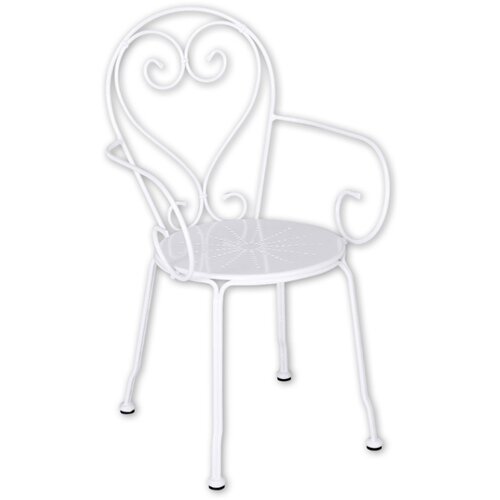 SUNFUN vrtna stolica eros (d x &amp;scaron; x v: 52 x 54 x 87 cm, čelik, bijele boje) Slike