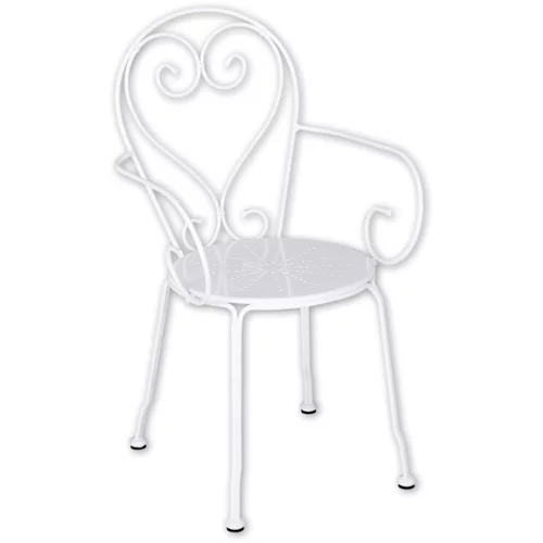 SUNFUN vrtna stolica eros (d x š x v: 52 x 54 x 87 cm, čelik, bijele boje)