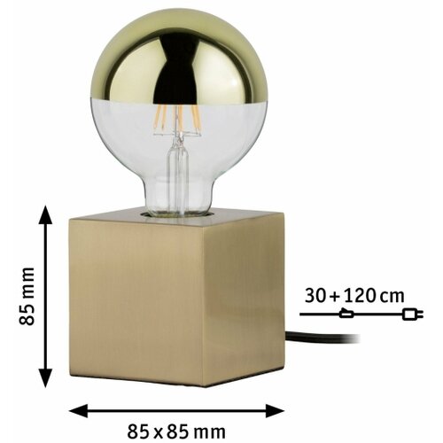 PAULMANN 79728 - 1xE27/20W Stona lampa DILJA 230V Slike