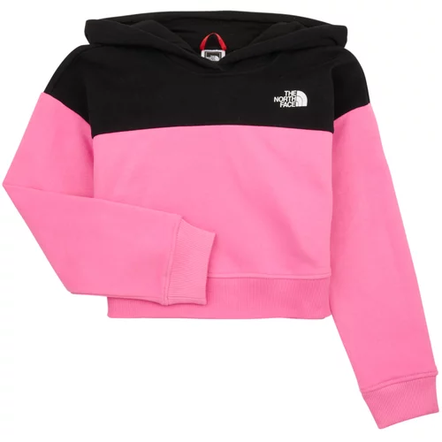 The North Face Girls Drew Peak Crop P/O Hoodie Ružičasta