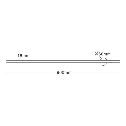 Zuma line W90477-90BK - led zidno svetlo troy LED/12W/230V 90 cm crno Slike