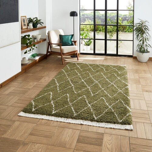 Think Rugs Zelena preproga 160x230 cm Boho &amp;ndash; Slike
