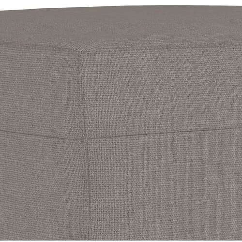  4-dijelni set sofa s jastucima smeđesivi od tkanine Slike