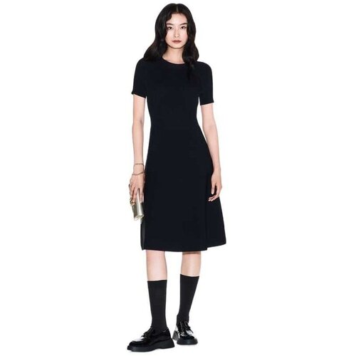 Armani Exchange crna midi haljina Cene