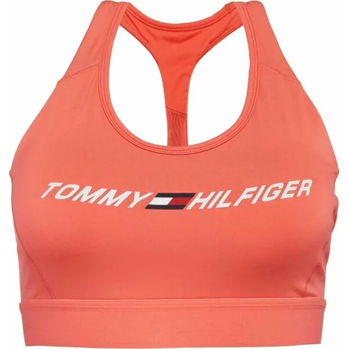 Tommy Hilfiger MID INTENSITY GRAPHIC RACER BRA Ženski sportski grudnjak, boja lososa, veličina