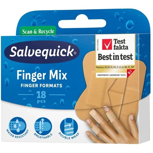 Salvequick Flaster, Vodootporni, 18 komada Slike
